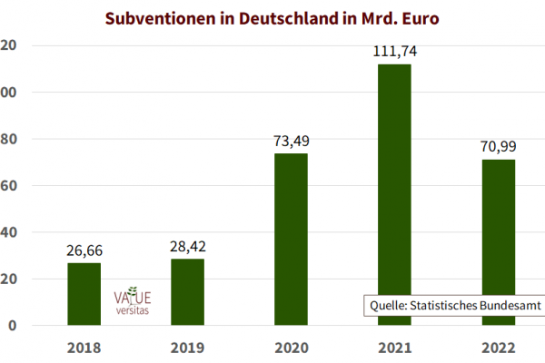 Subventionen in Deutschland 2022